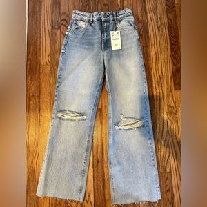 Zara straight leg denim